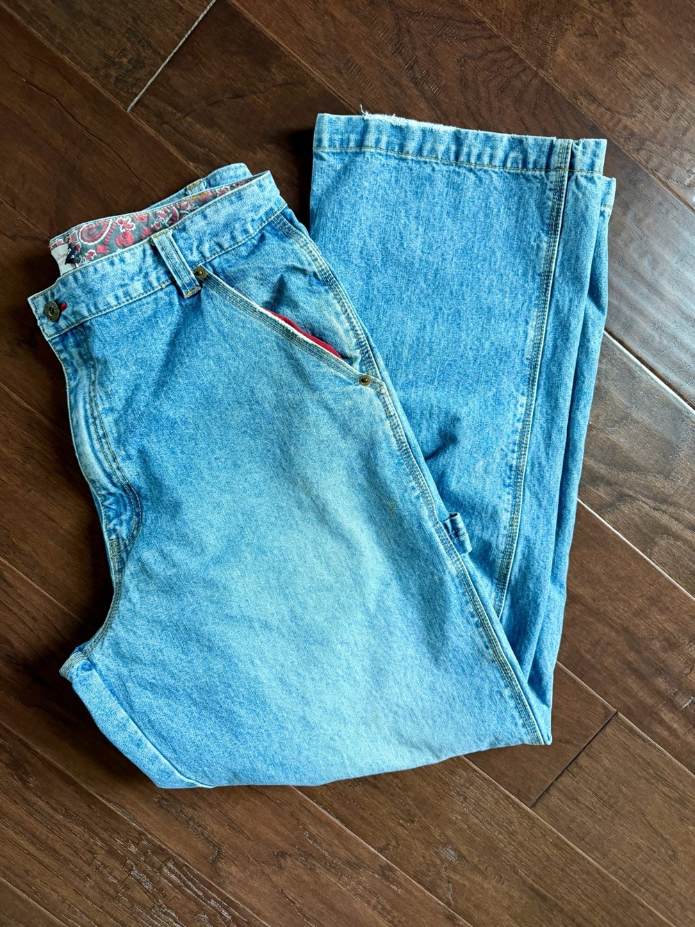 Plugg Light Blue Men's Carpenter style Jeans